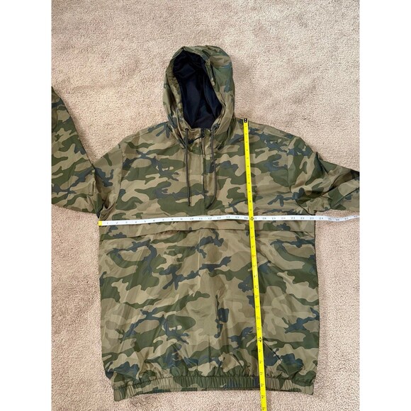 Camo Anorak Pullover – H&M Men’s Windbreaker Jacket, Size Medium - Streetwear - Picture 6 of 12